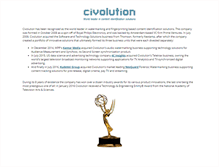 Tablet Screenshot of civolution.com